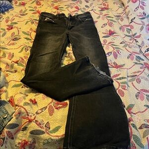 Elegant Black Flare Jeans for Women